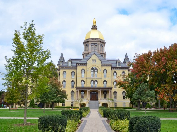 Golden Dome, Notre Dame campus, Indiana.