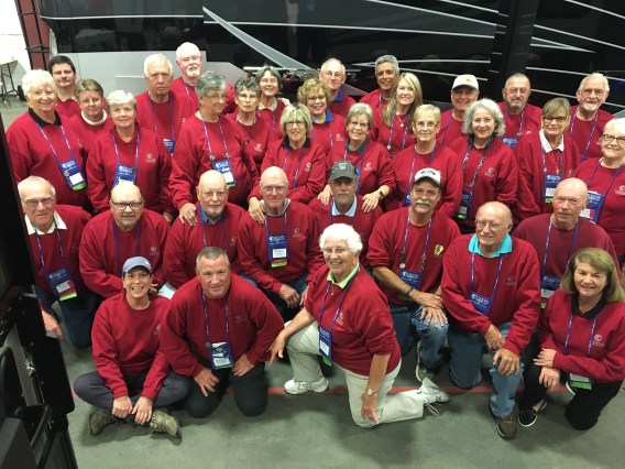 Essex Junction Tiffin Rally volunteers including Mike and I.